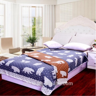 Anti-bacteria Baby 6 layer gauze towelling coverlet, gauze bed cover