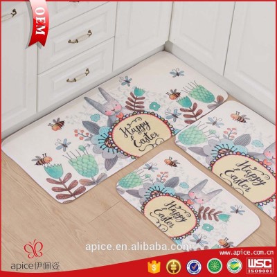 shag bathroom set/bathmat set 3pcs polyester carpet rug