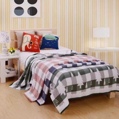 High quality jacquard pure cotton towel blanket/towel coverlet