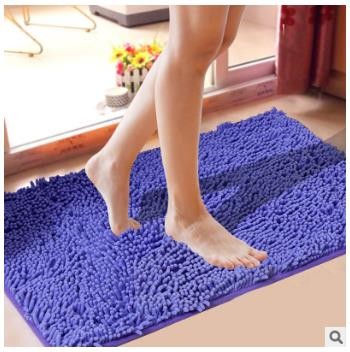 China floor mat microfiber anti slip chenille floor mat