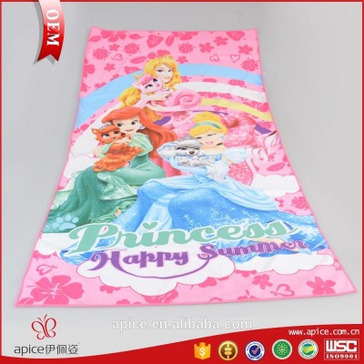 Customize made pirinted microfiber beach towel, sports towel