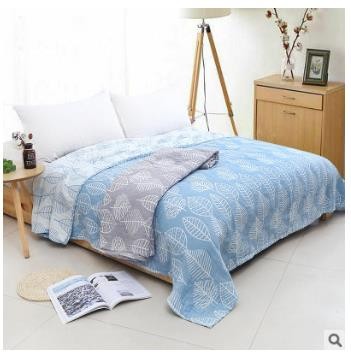 100% cotton towelling coverlet Four-layer gauze towel blanket